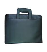 AMS-RM-354 - PU Leather portfolio (Black) - Al Masam Stationery LLC